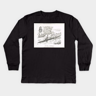 Advance Australia Punch Cartoon by John Tenniel 1891 Kids Long Sleeve T-Shirt